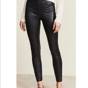 Splendid Faux Leather Leggings -Size Small